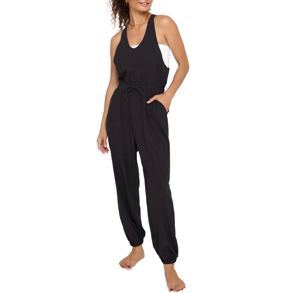 NWOT Spiritual Gangster Black Emmy Jumpsuit Medium